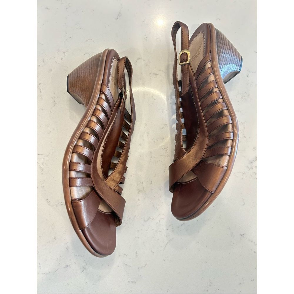 Dansko Brown Strappy Sandals